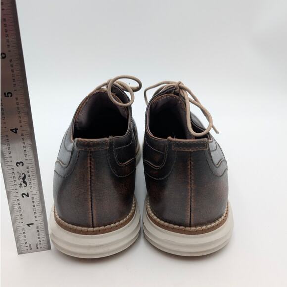 Cole Haan ØriginalGrand Wingtip Oxford Shoes Men's Dark Brown Size US8M EU41 - Picture 4 of 11